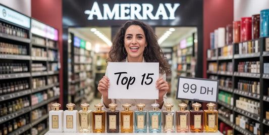 لائحة مميزة بـ15 عطر راقي بثمن مناسب فقط 99 درهم، مناسبة لكل النساء فالمغرب.