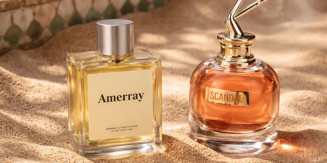Les Dupes du parfum Scandal en vente au Parfum Maroc – image de l'article, blog Amerray Parfums Maroc