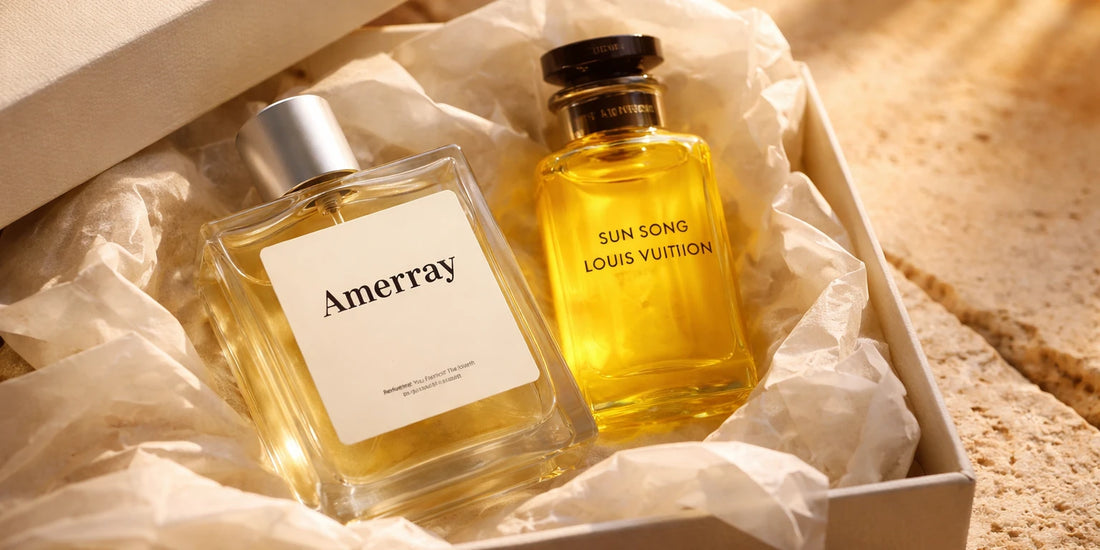 Sun Song 2025 من Louis Vuitton: عطر مشرق ومليء بالضوء – صورة مقال مدونة أميراي للعطور بالمغرب