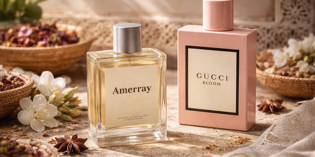 Gucci Bloom pour femme douce : Un parfum floral irrésistible au Maroc – image de l'article, blog Amerray Parfums Maroc