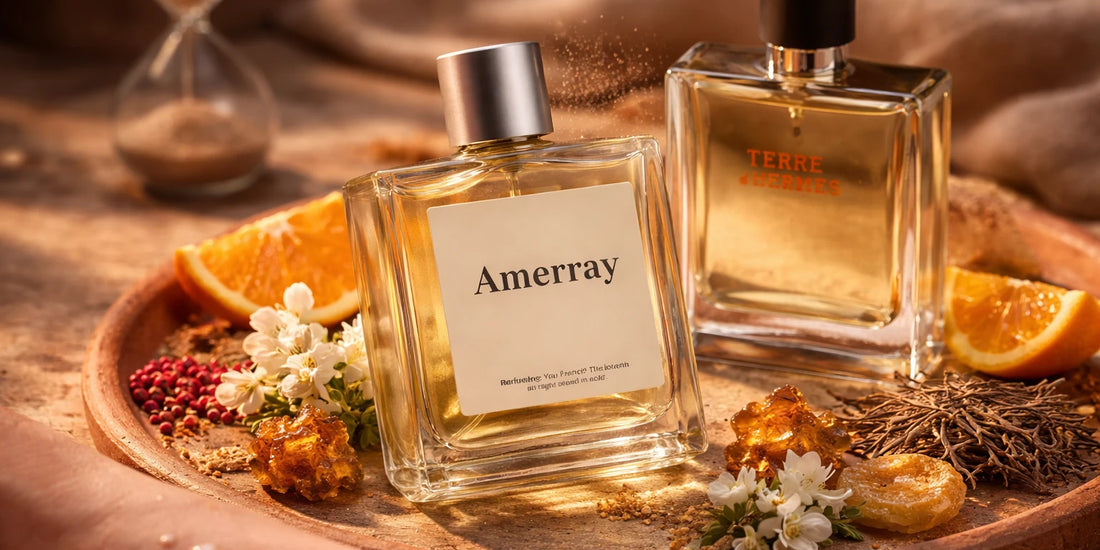 Terre d'Hermès : التقييم، النوتات والثبات – صورة مقال مدونة أميراي للعطور بالمغرب