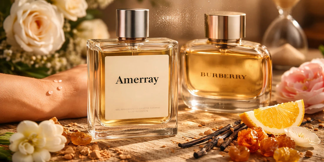 عطر Burberry للنساء : التقييم، النوتات والثبات – صورة مقال مدونة أميراي للعطور بالمغرب