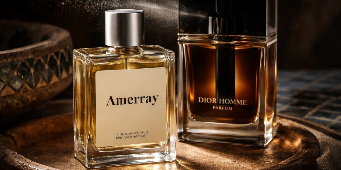 Dior Homme Parfum 2025– رأي وتجربة في المغرب – صورة مقال مدونة أميراي للعطور بالمغرب