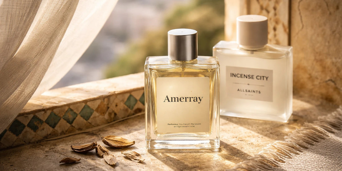 Incense City Allsaints المغرب 2025 – صورة مقال مدونة أميراي للعطور بالمغرب
