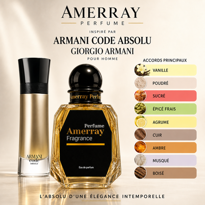 Pack 4 Parfums Homme Amerray N°11 – 4 x 50 ml