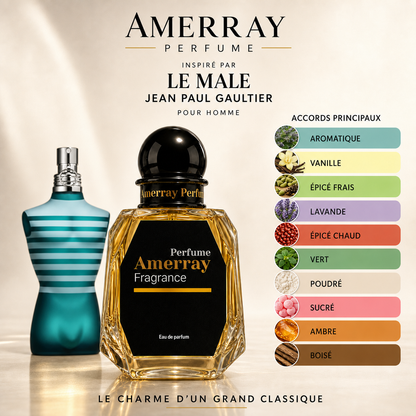 Pack 4 Parfums Homme Amerray N°16 – 4 x 50 ml