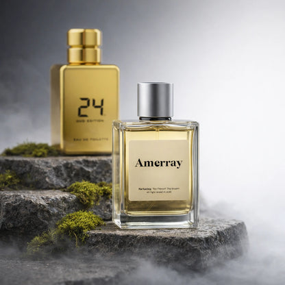 Parfum homme inspiré de 24 Gold Oud Edition - Amerray Maroc