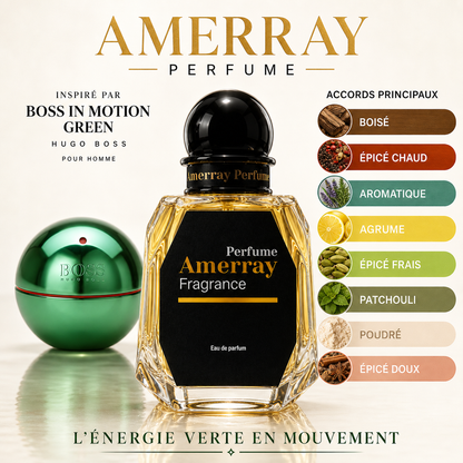 Pack 4 Parfums Homme Amerray N°2 – 4 x 50 ml