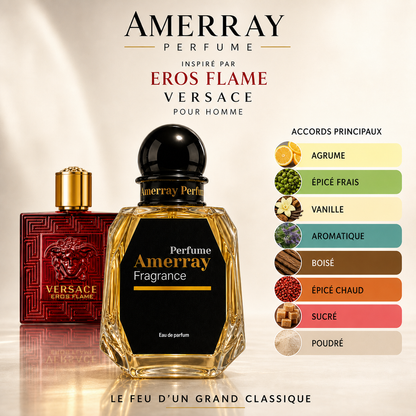Pack 4 Parfums Homme Amerray N°3 – 4 x 50 ml