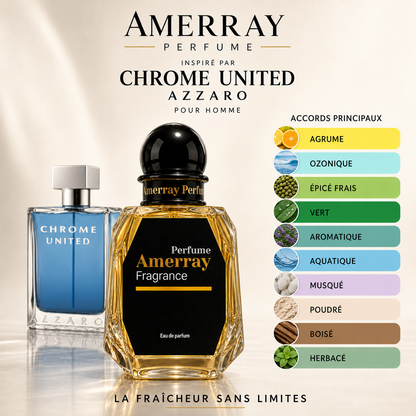 Pack 4 Parfums Homme Amerray N°3 – 4 x 50 ml