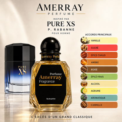 Pack 4 Parfums Homme Amerray N°4 – 4 x 50 ml