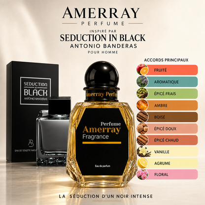 Pack 4 Parfums Homme Amerray N°6 – 4 x 50 ml