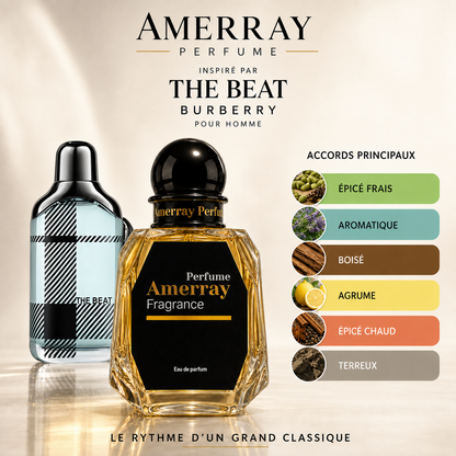 Pack 4 Parfums Homme Amerray N°6 – 4 x 50 ml