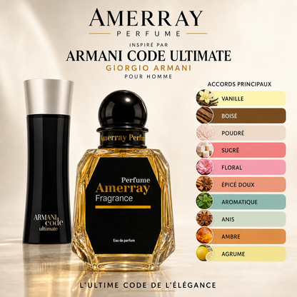 Pack 4 Parfums Homme Amerray N°7 – 4 x 50 ml