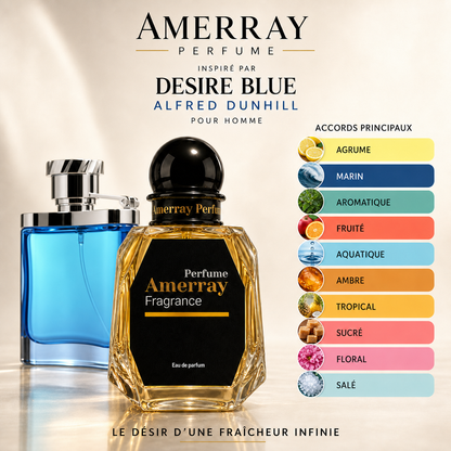 Pack 4 Parfums Homme Amerray N°9 – 4 x 50 ml
