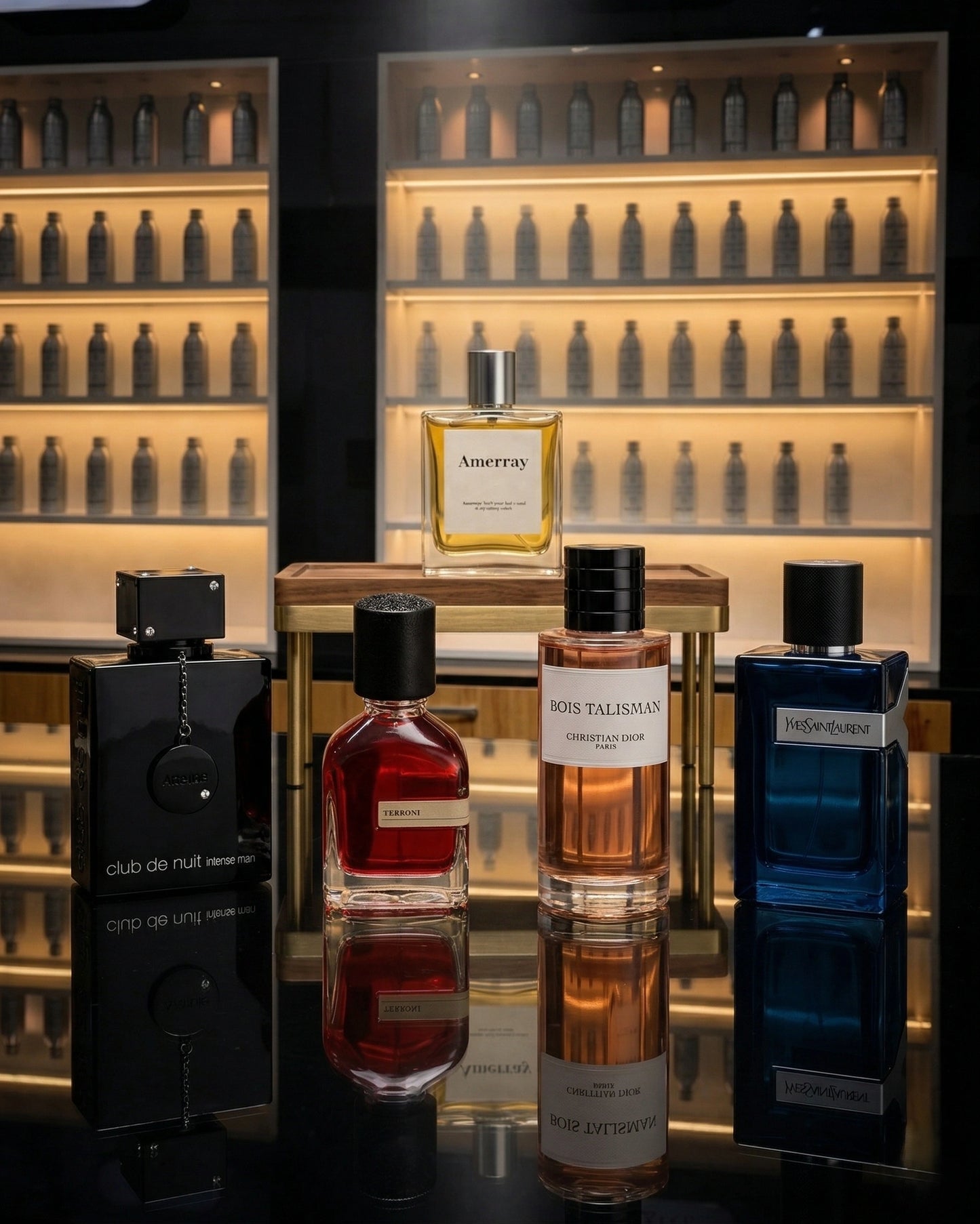 Parfum inspiré de PACK inspired Club de Nuit Intense + Terroni + Bois Talisman + Y Le Parfum 2025 - Amerray Parfums Maroc