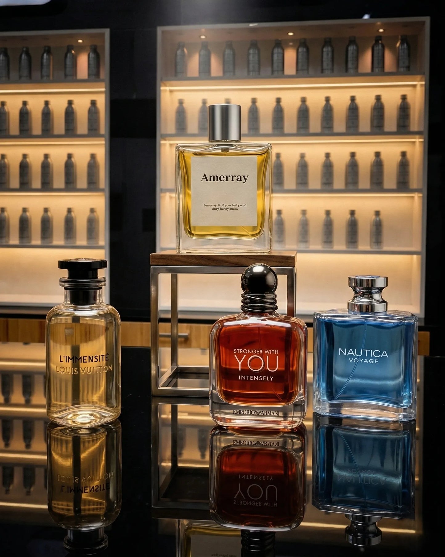 Parfum inspiré de PACK inspired L’Immensité + Stronger With You Intensely + Nautica Voyage - Amerray Parfums Maroc