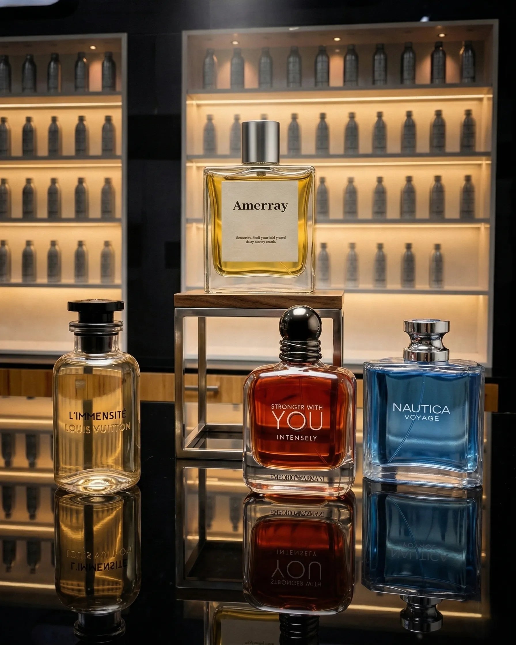 Parfum inspiré de PACK inspired L’Immensité + Stronger With You Intensely + Nautica Voyage - Amerray Parfums Maroc