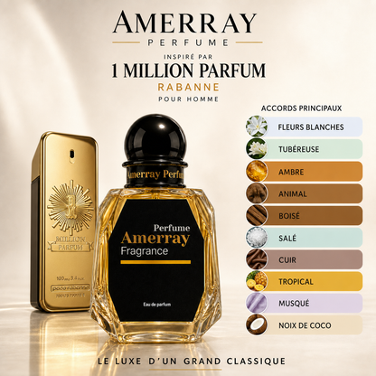 Pack 4 Parfums Homme Amerray N°18 – 4 x 50 ml