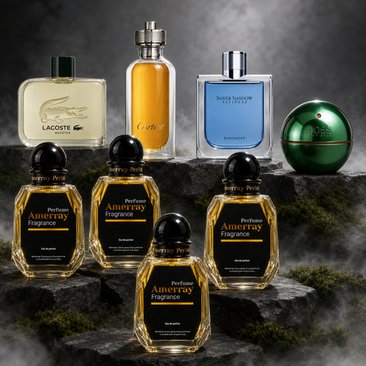 Pack 4 Parfums Homme Amerray N°2 – 4 x 50 ml