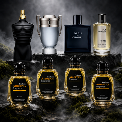 Pack 4 Parfums Homme Amerray N°17 – 4 x 50 ml