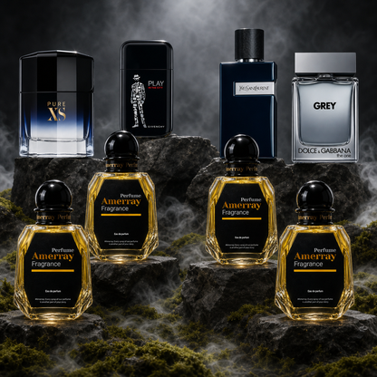Pack 4 Parfums Homme Amerray N°4 – 4 x 50 ml