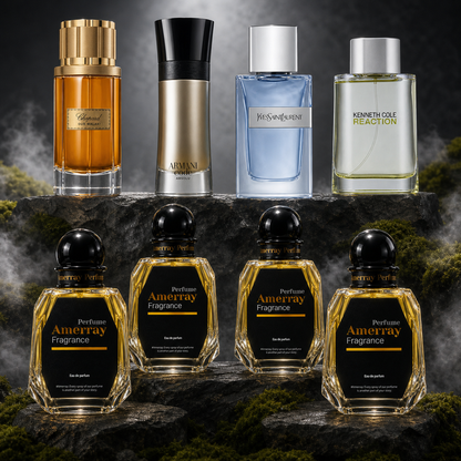 Pack 4 Parfums Homme Amerray N°11 – 4 x 50 ml