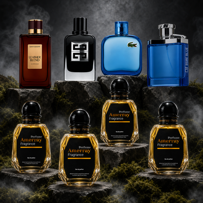Pack 4 Parfums Homme Amerray N°9 – 4 x 50 ml