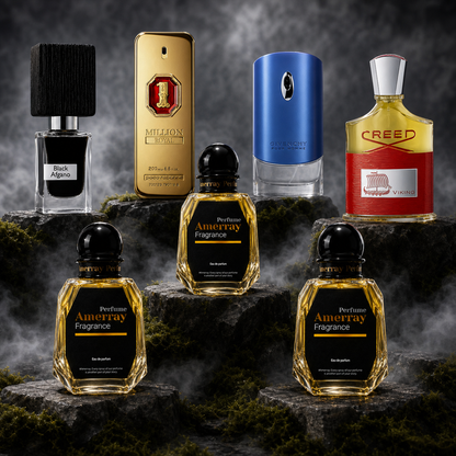 Pack 4 Parfums Homme Amerray N°8 – 4 x 50 ml