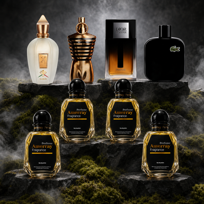 Pack 4 Parfums Homme Amerray N°15 – 4 x 50 ml