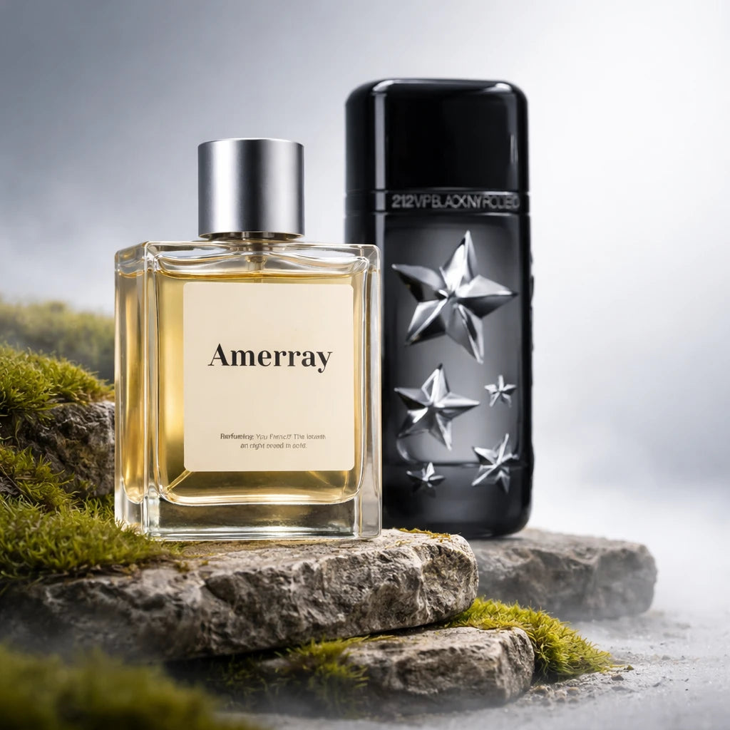 Flacon du parfum inspiré de 212 VIP Black NY Rodeo de Carolina Herrera – Amerray Maroc