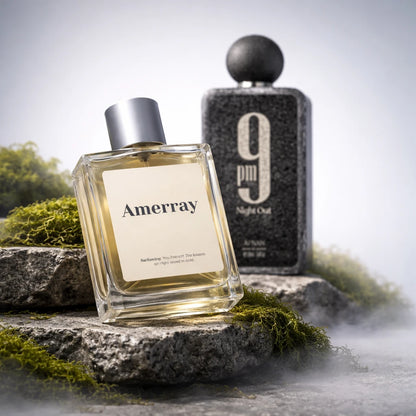 Flacon du parfum inspiré de 9 PM Night Out de Afnan – Amerray Maroc