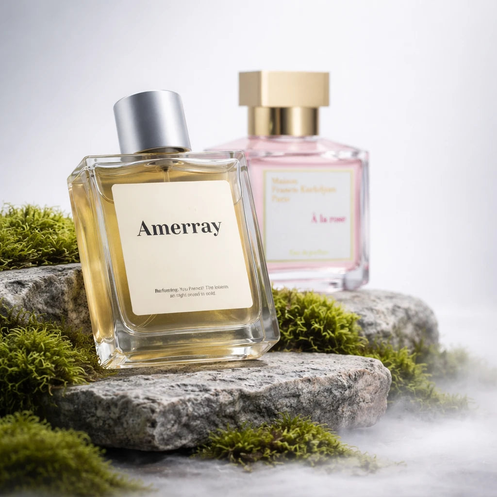 Flacon du parfum inspiré de A La Rose de Maison Francis Kurkdjian – Amerray Maroc