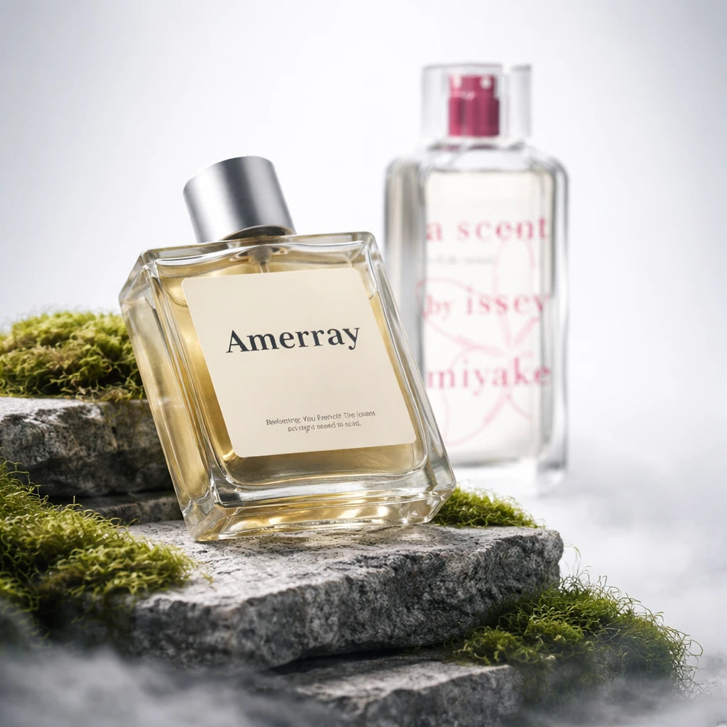 Bouteille du parfum AMERRAY Inspired By A Scent Soleil de Neroli, inspiré de Issey Miyake - Maroc
