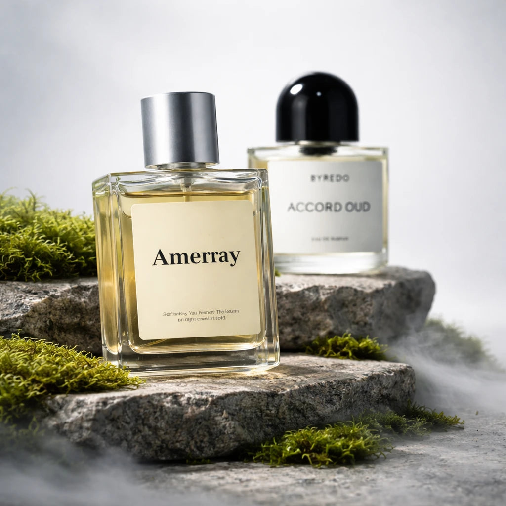 Flacon du parfum inspiré de Accord Oud de Byredo – Amerray Maroc