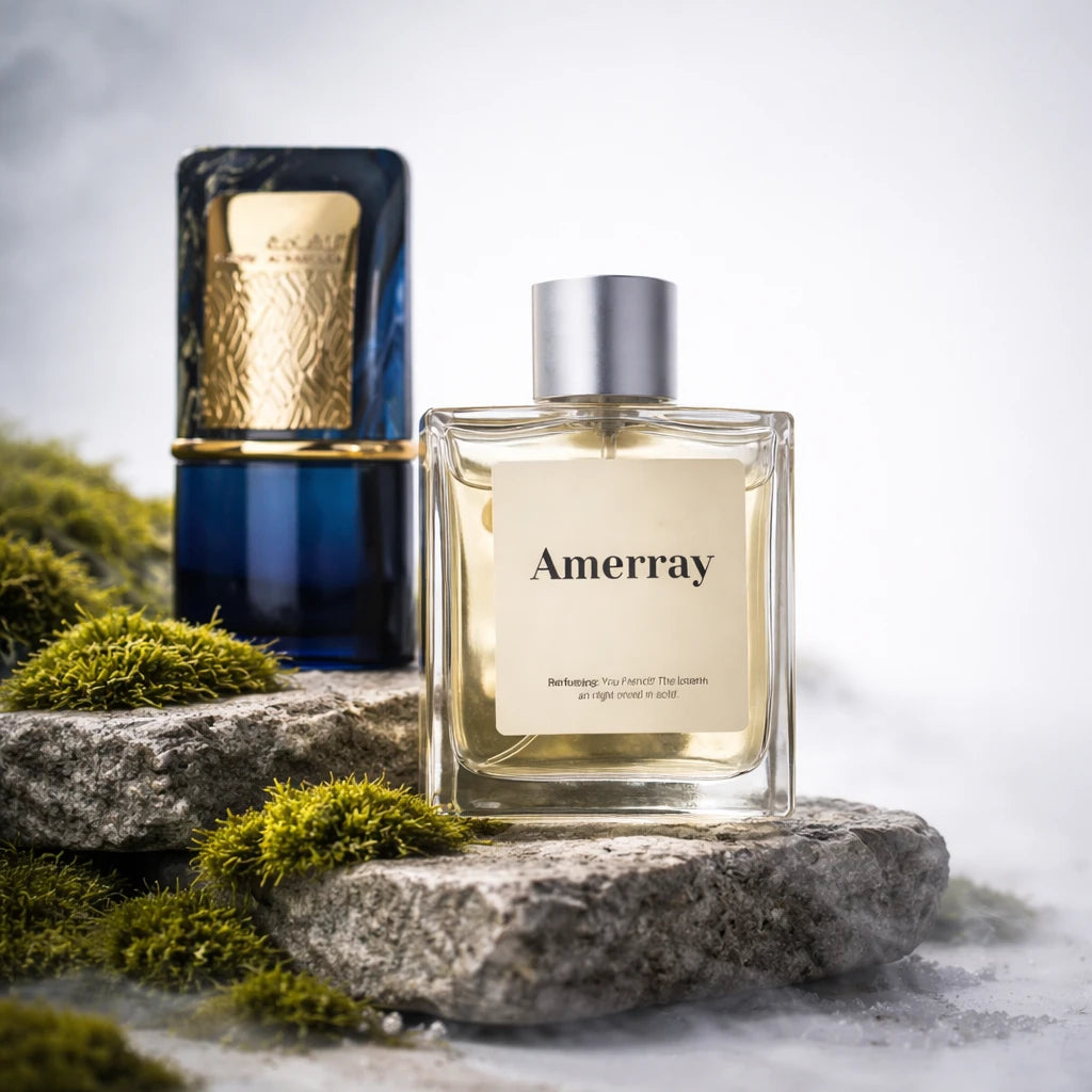 Bouteille du parfum AMERRAY Inspired By Al Nashama Caprice, inspiré de Lattafa Perfumes - Maroc