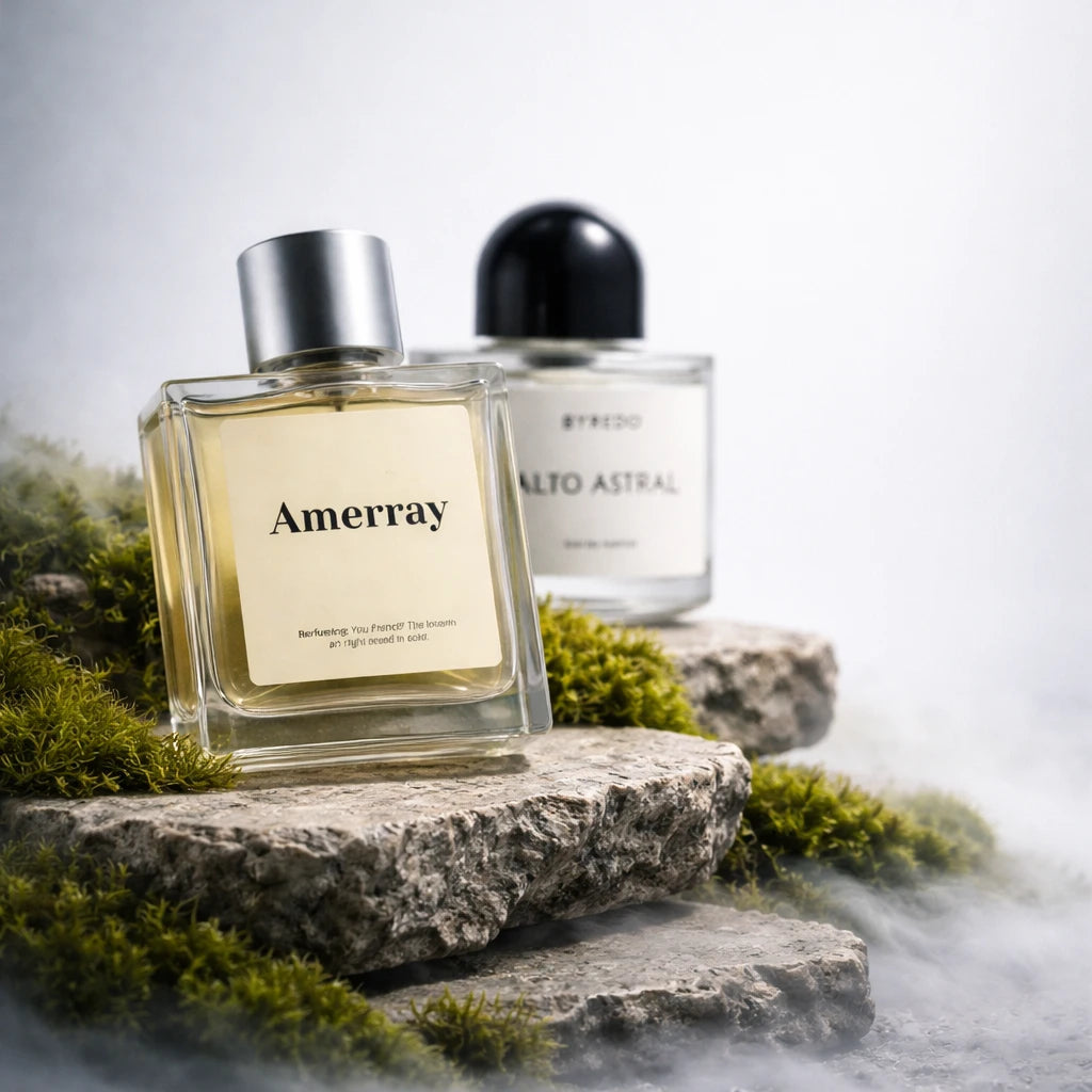 Flacon du parfum inspiré de Alto Astral de Byredo – Amerray Maroc