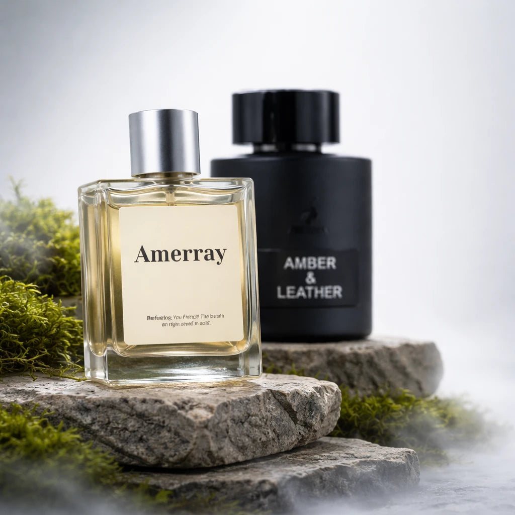 Flacon du parfum inspiré de Amber & Leather de Maison Alhambra – Amerray Maroc
