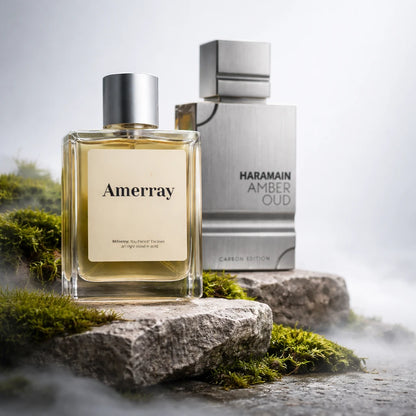 Parfum Inspired By Amber Oud Carbon Edition de la maison AMERRAY, inspiration Al Haramain - Maroc