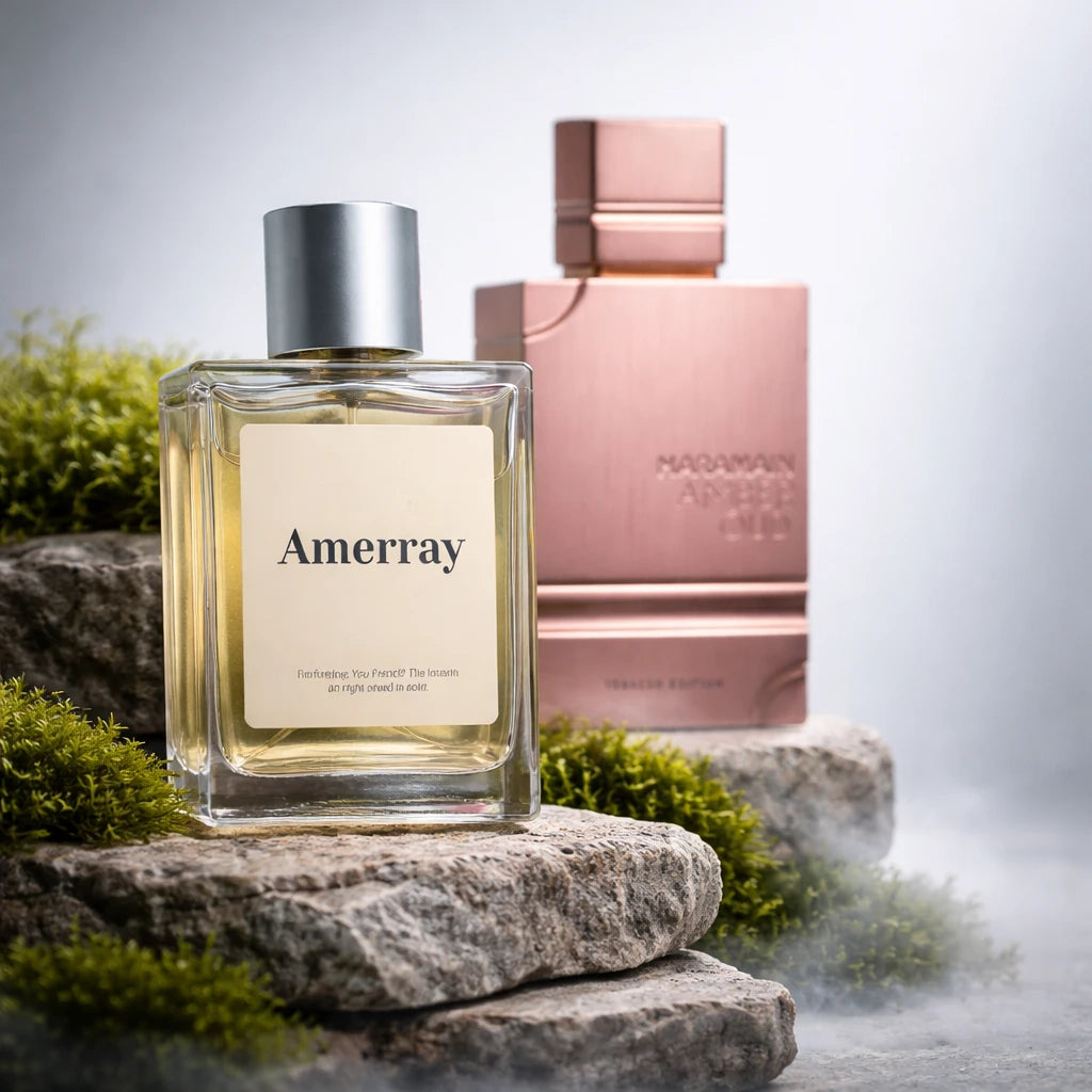 Flacon du parfum inspiré de Amber Oud Tobacco Edition de Al Haramain – Amerray Maroc