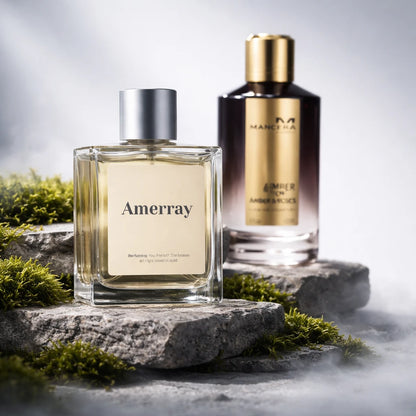 Flacon du parfum inspiré de Amber & Roses de Mancera – Amerray Maroc