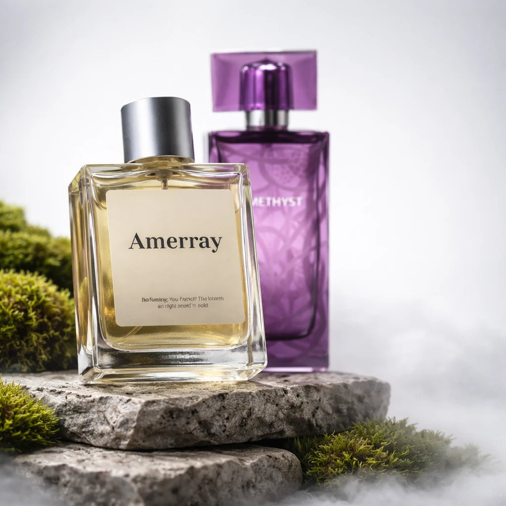 Bouteille du parfum AMERRAY Inspired By Amethyst, inspiré de Lalique - Maroc