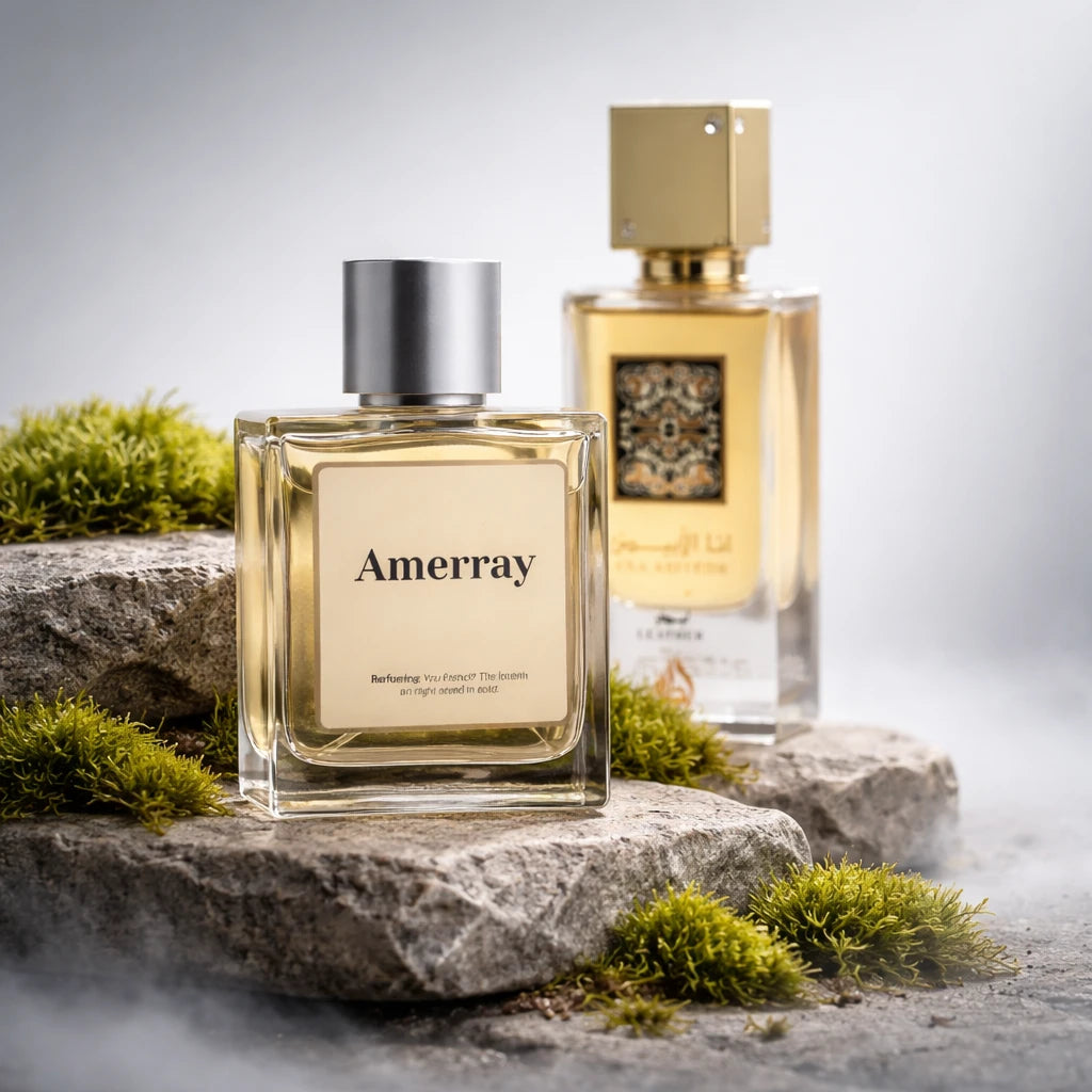 Flacon du parfum inspiré de Ana Abiyedh Leather de Lattafa Perfumes – Amerray Maroc
