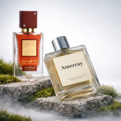 Flacon du parfum AMERRAY Inspired By Ana Abiyedh Scarlet, inspiration Lattafa Perfumes - Maroc