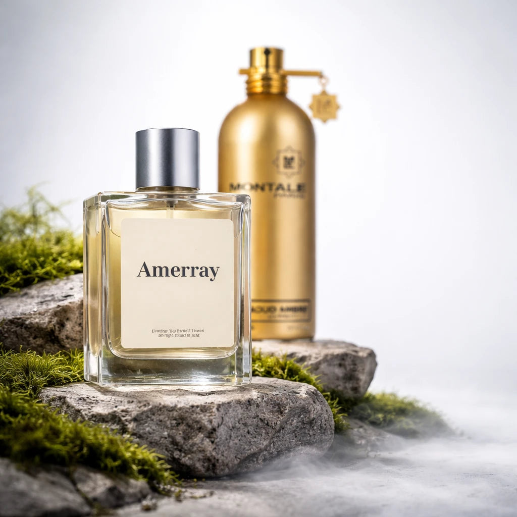 Flacon du parfum inspiré de Aoud Ambre de Montale – Amerray Maroc