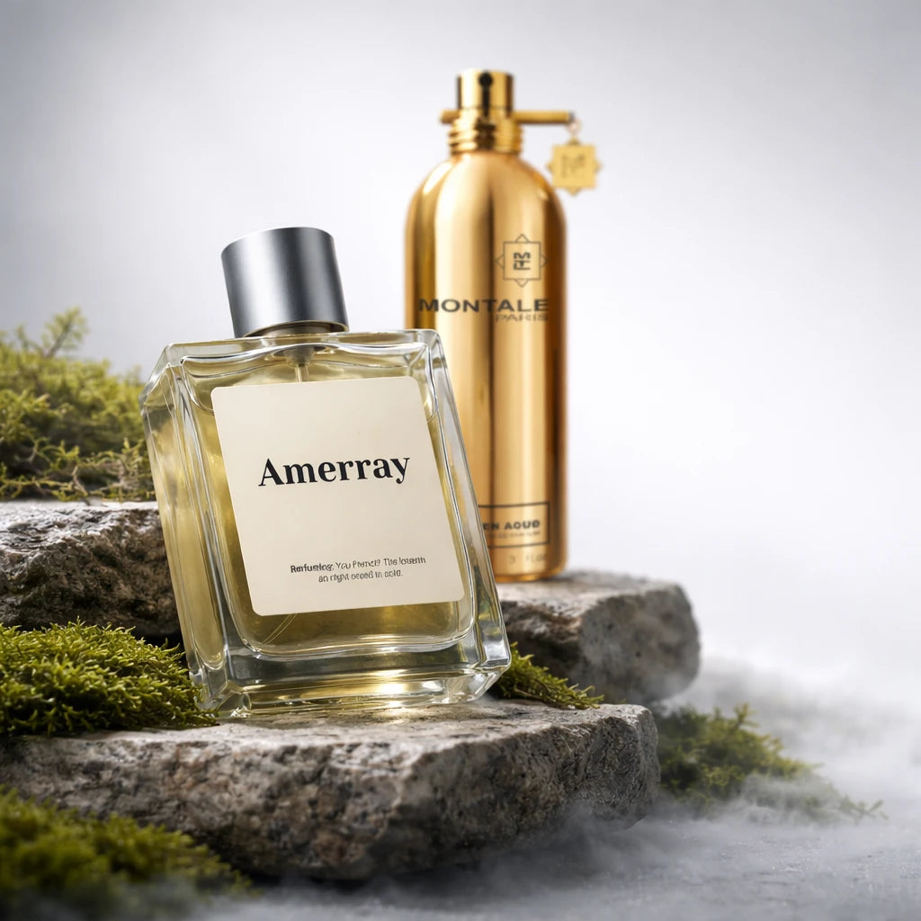 Flacon du parfum inspiré de Aoud Collection - Golden Aoud de Montale – Amerray Maroc