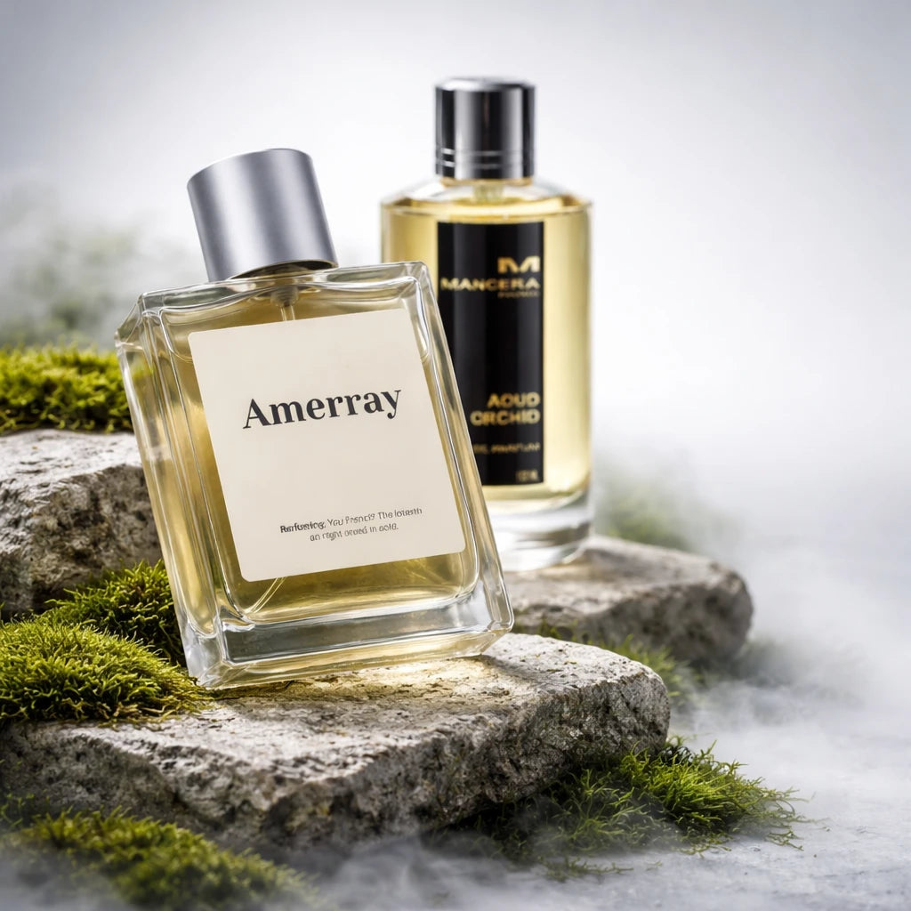 Flacon du parfum inspiré de Aoud Orchid de Mancera – Amerray Maroc