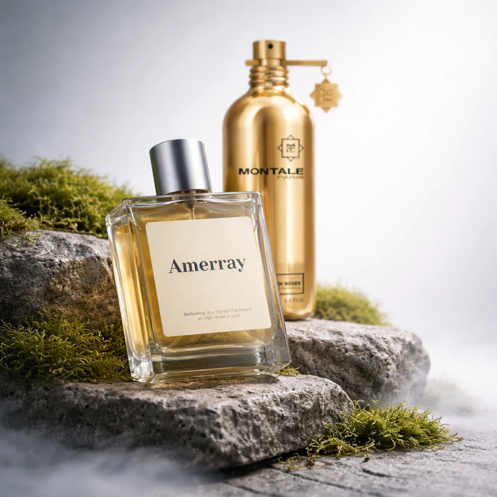 Flacon du parfum inspiré de Aoud Queen Roses de Montale – Amerray Maroc