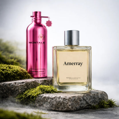 Flacon du parfum inspiré de Aoud Rose Petals de Montale – Amerray Maroc