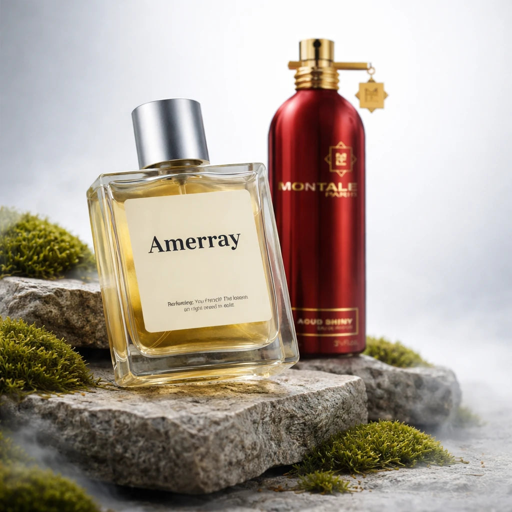 Flacon du parfum inspiré de Aoud Shiny de Montale – Amerray Maroc